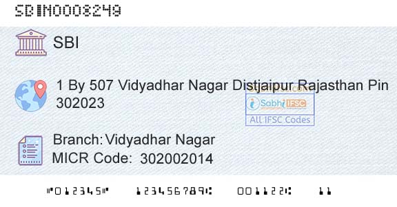 State Bank Of India Vidyadhar NagarBranch 