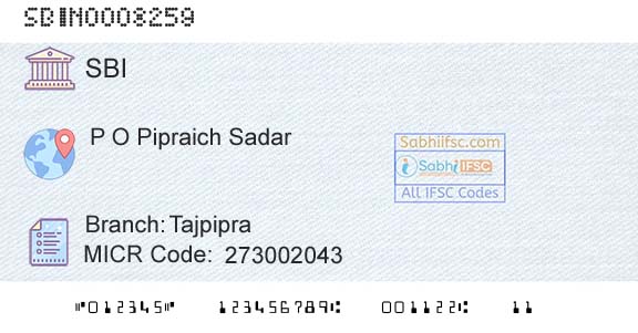 State Bank Of India TajpipraBranch 