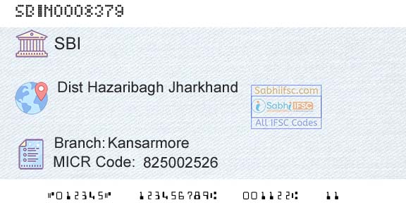 State Bank Of India KansarmoreBranch 