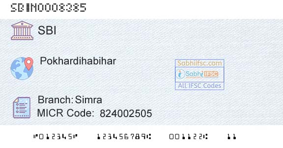 State Bank Of India SimraBranch 
