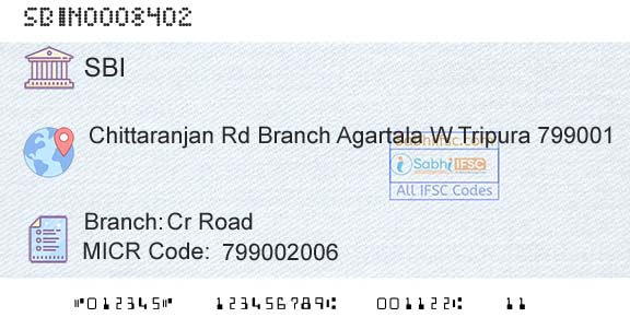 State Bank Of India Cr RoadBranch 