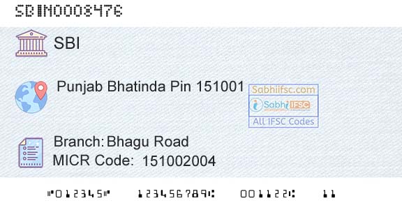 State Bank Of India Bhagu RoadBranch 