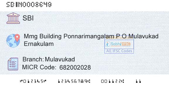 State Bank Of India MulavukadBranch 