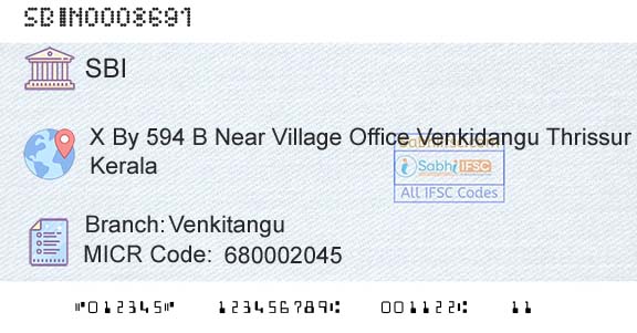 State Bank Of India VenkitanguBranch 