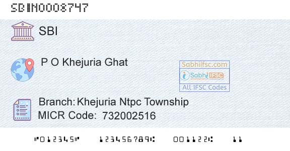 State Bank Of India Khejuria Ntpc TownshipBranch 