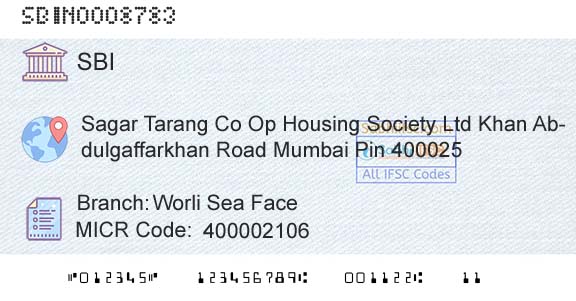 State Bank Of India Worli Sea FaceBranch 