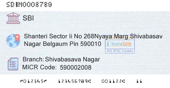 State Bank Of India Shivabasava NagarBranch 