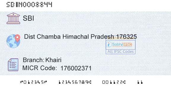 State Bank Of India KhairiBranch 