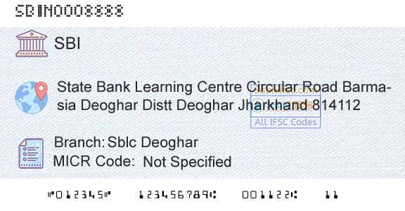 State Bank Of India Sblc DeogharBranch 