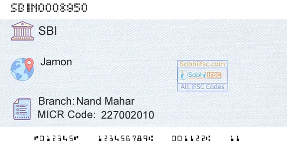 State Bank Of India Nand MaharBranch 