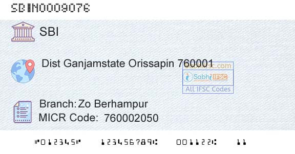 State Bank Of India Zo BerhampurBranch 