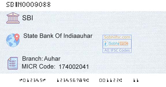 State Bank Of India AuharBranch 