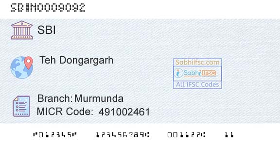 State Bank Of India MurmundaBranch 