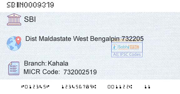 State Bank Of India KahalaBranch 