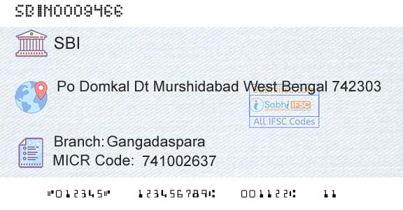 State Bank Of India GangadasparaBranch 