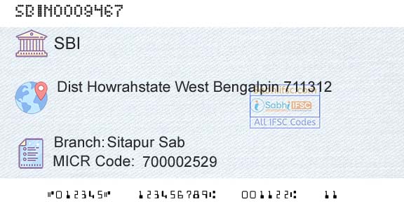 State Bank Of India Sitapur SabBranch 