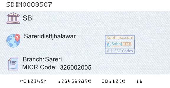 State Bank Of India SareriBranch 