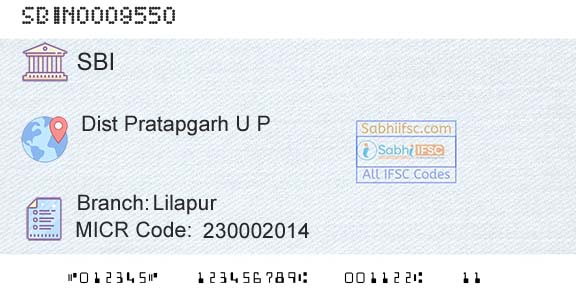 State Bank Of India LilapurBranch 