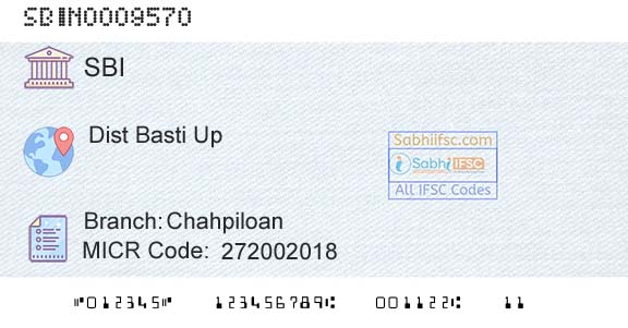State Bank Of India ChahpiloanBranch 