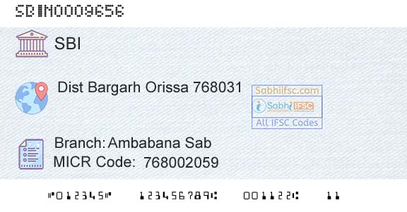 State Bank Of India Ambabana SabBranch 