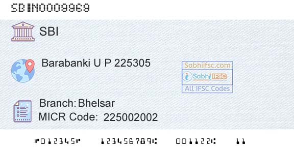 State Bank Of India BhelsarBranch 