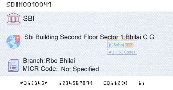 State Bank Of India Rbo BhilaiBranch 
