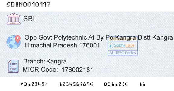 State Bank Of India KangraBranch 