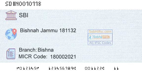 State Bank Of India BishnaBranch 