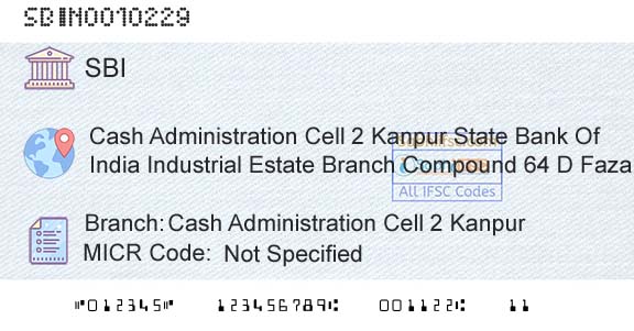State Bank Of India Cash Administration Cell 2 KanpurBranch 