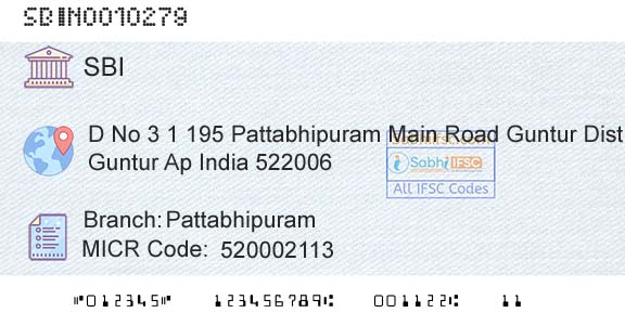 State Bank Of India PattabhipuramBranch 