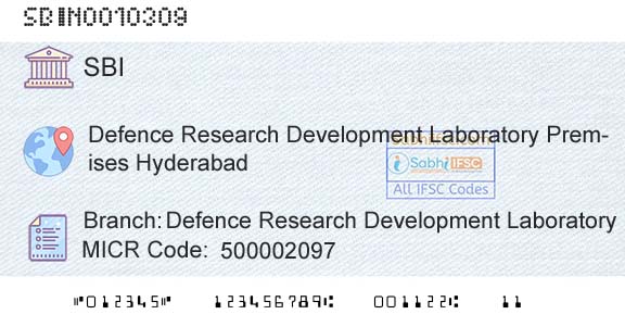 State Bank Of India Defence Research Development Laboratory Drdl HyderBranch 