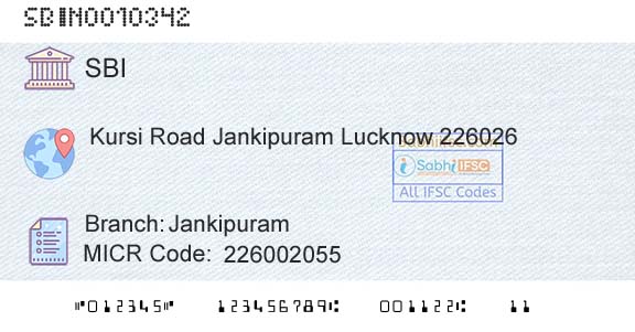 State Bank Of India JankipuramBranch 