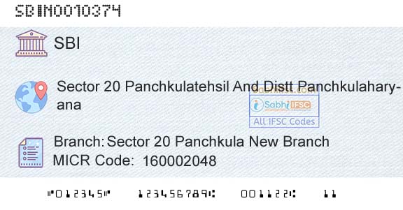 State Bank Of India Sector 20 Panchkula New Branch Branch 