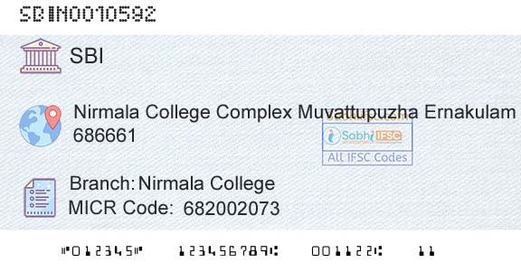 State Bank Of India Nirmala CollegeBranch 