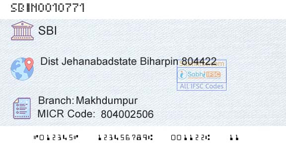 State Bank Of India MakhdumpurBranch 