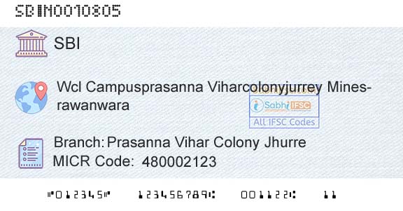 State Bank Of India Prasanna Vihar Colony JhurreBranch 