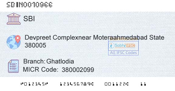 State Bank Of India GhatlodiaBranch 