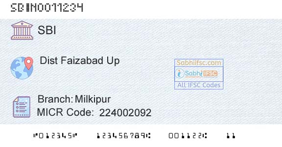 State Bank Of India MilkipurBranch 