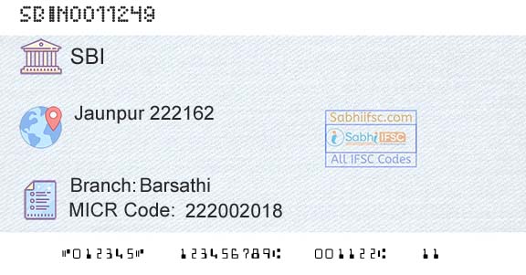 State Bank Of India BarsathiBranch 