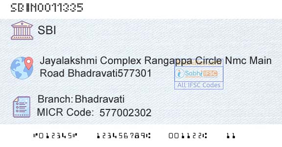 State Bank Of India BhadravatiBranch 