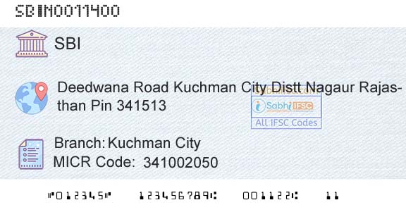 State Bank Of India Kuchman CityBranch 