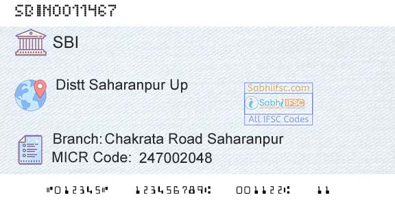 State Bank Of India Chakrata Road SaharanpurBranch 