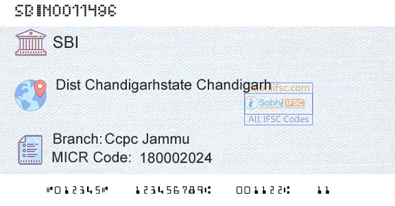 State Bank Of India Ccpc JammuBranch 
