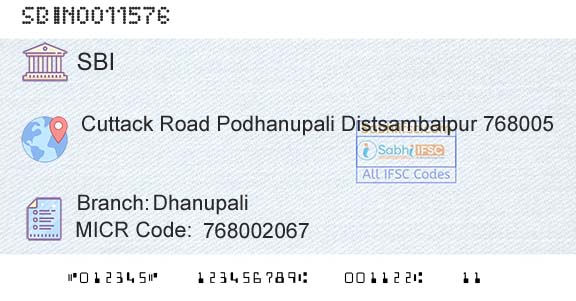 State Bank Of India DhanupaliBranch 