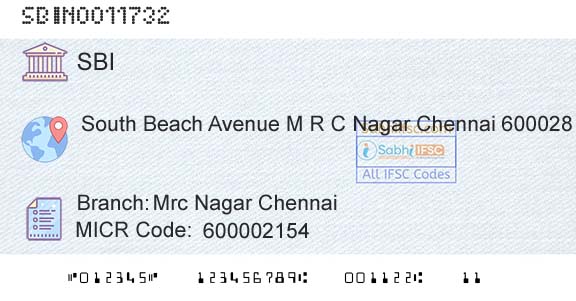 State Bank Of India Mrc Nagar ChennaiBranch 