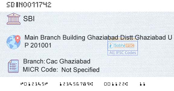 State Bank Of India Cac GhaziabadBranch 