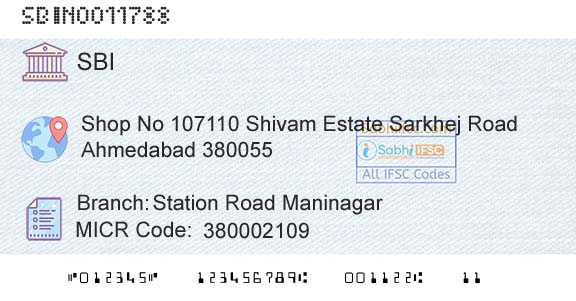 State Bank Of India Station Road ManinagarBranch 