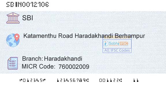 State Bank Of India HaradakhandiBranch 