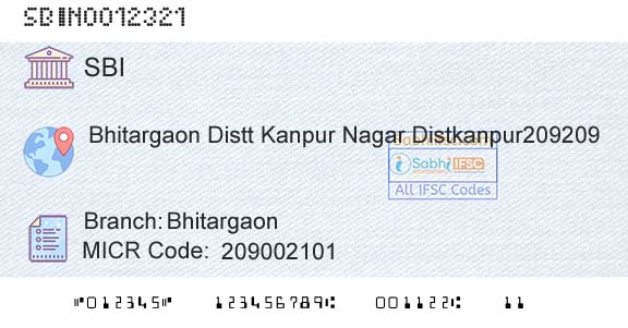 State Bank Of India BhitargaonBranch 