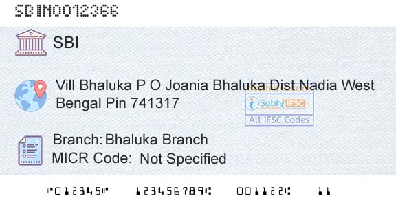 State Bank Of India Bhaluka BranchBranch 
